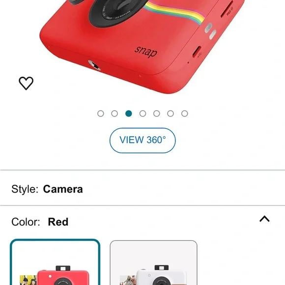 Zink Polaroid Snap Instant Digital Camera
